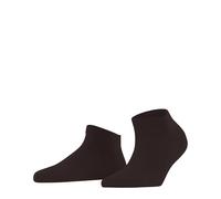 FALKE Damen Sneakersocken Family W Sn nachhaltige Baumwolle kurz einfarbig 1 Paar, Braun Dark Brown 5239, 35-38