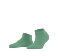 FALKE Damen Sneakersocken Family W Sn nachhaltige Baumwolle kurz einfarbig 1 Paar, Türkis Ocean Green 7506, 35-38