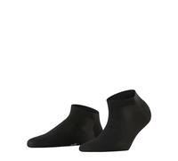 FALKE Damen Fine Softness 50 DEN W SN halb-Blickdicht kurz einfarbig 1 Paar Sneakersocken, Schwarz (Black 3000), 35-38