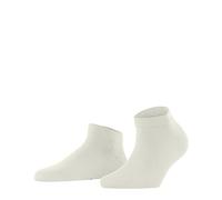 FALKE Damen Sneakersocken Fine Softness 50 DEN W SN Halb-Blickdicht kurz einfarbig 1 Paar, Weiß (White 2009), 35-38