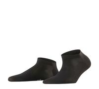 FALKE Damen Fine Softness 50 DEN W SN halb-Blickdicht kurz einfarbig 1 Paar Sneakersocken, Schwarz (Black 3000), 39-42