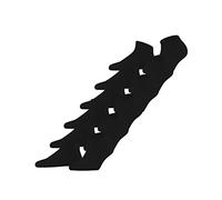 FALKE Damen Sneakersocken Happy Multipack W Sn Baumwolle kurz einfarbig 6 Paar, Schwarz Black 3000, 35-38