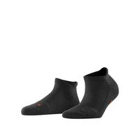 FALKE Damen Keep Warm W SN Wolle kurz einfarbig 1 Paar Sneakersocken, Grau (Anthracite Melange 3080), 35-36