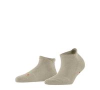 FALKE Damen Keep Warm W SN Wolle kurz einfarbig 1 Paar Sneakersocken, Beige (Beige Melange 4043), 39-41