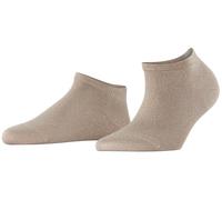 FALKE Damen Sneakersocken Shiny W Sn Lyocell kurz einfarbig 1 Paar, Beige Nude 4092, 35-38