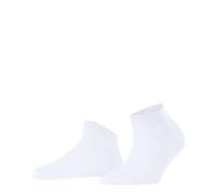 FALKE Damen Sneakersocken Shiny W Sn Viskose kurz einfarbig 1 Paar, Weiß White 2000, 39-42