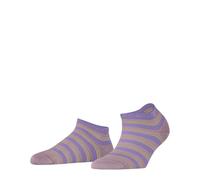 FALKE Damen Sneakersocken Smart Stripe W Sn Baumwolle kurz gemustert 1 Paar, Rosa Thulit 8663, 39-42