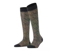 FALKE Damen Snow Glitter W Kh Wolle Lang Gemustert Kniestrümpfe (1er Pack)