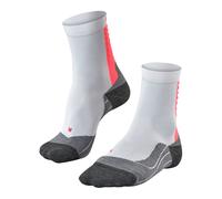 FALKE Damen Laufsocken Achilles W SO Funktionsmaterial schützt die Achillessehne 1 Paar, Weiß (White-Red 2028), 35-36