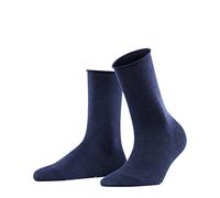 FALKE Damen Socken Active Breeze W So Lyocell einfarbig 1 Paar, Blau Navy Melange 6127, 35-38