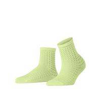 FALKE Damen Socken Beach Drop W Sso Baumwolle Leinen gemustert 1 Paar, Grün Lemon 7498, 35-38