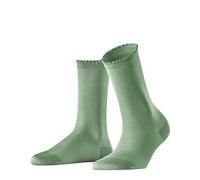 FALKE Damen Socken Bold Dot W So Baumwolle einfarbig 1 Paar, Grün Nettle 7447, 35-38