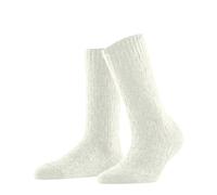 FALKE Damen Socken Brick Wall W So Alpaka Wolle einfarbig 1 Paar, Weiß Off-White 2040, 39-42