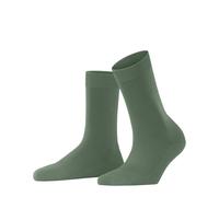 FALKE Damen Socken ClimaWool W So Wolle Lyocell einfarbig 1 Paar, Grün Cypress 7528, 37-38