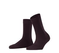 FALKE Damen Socken ClimaWool W So Wolle Lyocell einfarbig 1 Paar, Rot Barolo 8596, 37-38