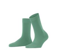 FALKE Damen Socken ClimaWool W So Wolle Lyocell einfarbig 1 Paar, Türkis Ocean Green 7506, 41-42