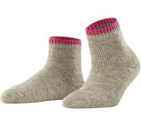 FALKE Damen Socken Cosy Plush W Sso Alpakawolle gemustert 1 Paar, Braun Nut Melange 4770, 39-42