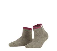 FALKE Damen Socken Cosy Plush W Sso Alpakawolle gemustert 1 Paar, Braun Nut Melange 4770, 35-38