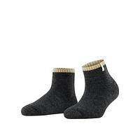 FALKE Damen Socken Cosy Plush W Sso Alpakawolle gemustert 1 Paar, Grau Anthracite Melange 3081, 35-38