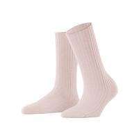 Falke Socken Cosy Wool Boot W – Damen, Wolle/Kaschmir, einfarbig, Rosa (8458) 35-38, 1 Paar