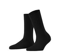 FALKE Damen Socken Cosy Wool Boot W SO Wolle einfarbig 1 Paar, Schwarz (Black 3009), 35-38
