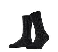 FALKE Damen Socken Cosy Wool Boot W So Wolle Kaschmir einfarbig 1 Paar, Schwarz Black 3000 Special Edition, 41-42