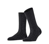 FALKE Damen Socken Cosy Wool Boot W So Wolle Kaschmir einfarbig 1 Paar, Schwarz Black 3000 Special Edition, 41-42