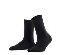 FALKE Damen Socken Cosy Wool W So Wolle Kaschmir einfarbig 1 Paar, Schwarz Black 3000, 35-38