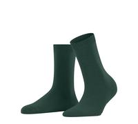 FALKE Damen Socken Cosy Wool W So Wolle Kaschmir einfarbig 1 Paar, Grün Hunter Green 7441, 35-38