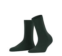 FALKE Damen Socken Cosy Wool W SO Wolle einfarbig 1 Paar, Grün (Hunter Green 7441), 35-38