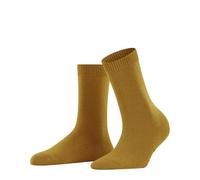 FALKE Damen Socken Cosy Wool W So Wolle Kaschmir einfarbig 1 Paar, Gelb Amber 1851, 35-38