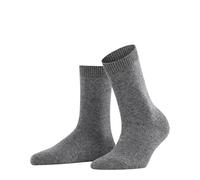 FALKE Damen Socken Cosy Wool W So Wolle Kaschmir einfarbig 1 Paar, Grau Light Grey Melange 3390, 39-42