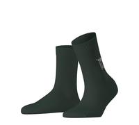 FALKE Damen Socken Cosy Wool W So Wolle Kaschmir einfarbig 1 Paar, Grün Hunter Green 7441 Ho Ho Ho, 39-42