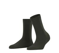 FALKE Damen Socken Cosy Wool W SO Wolle Kaschmir einfarbig 1 Paar, Grün (Military 7826), 35-38