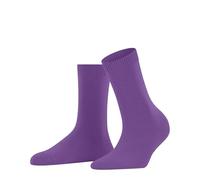 FALKE Damen Socken Cosy Wool W So Wolle Kaschmir einfarbig 1 Paar, Lila Pink Iris 8943, 35-38