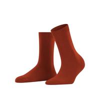 FALKE Damen Cosy Wool W SO Wolle Kaschmir einfarbig 1 Paar Socken, Orange (Ziegel 8095) neu-umweltfreundlich, 35-38