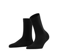 FALKE Damen Socken Cotton Touch W SO Baumwolle einfarbig 1 Paar, Schwarz (Black 3009), 39-42