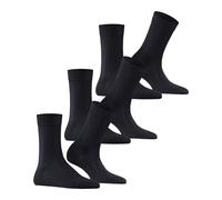FALKE Damen Cotton Touch 3-Pack W SO Baumwolle einfarbig 3 Paar Socken, Blau (Dark Navy 6370) neu-umweltfreundlich, 35-38 (3er Pack)