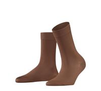 FALKE Damen Socken Cotton Touch W So Baumwolle einfarbig 1 Paar, Braun Clay 5029, 35-38