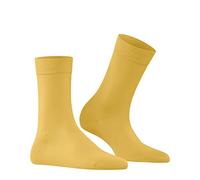FALKE Damen Socken Cotton Touch W So Baumwolle einfarbig 1 Paar, Gelb Mustard 1187, 35-38