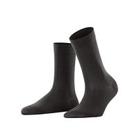 FALKE Damen Socken Cotton Touch W SO Baumwolle einfarbig 1 Paar, Grau (Anthracite 3529), 35-38