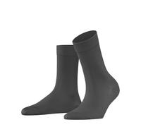 FALKE Damen Socken Cotton Touch W So Baumwolle einfarbig 1 Paar, Grau Flanell 3210, 39-42
