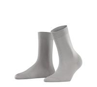 FALKE Damen Socken Cotton Touch W So Baumwolle einfarbig 1 Paar, Grau Silver 3290, 39-42