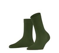 FALKE Damen Socken Cotton Touch W So Baumwolle einfarbig 1 Paar, Grün Cypress 7528, 39-42