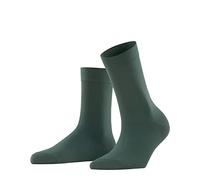 FALKE Damen Socken Cotton Touch W So Baumwolle einfarbig 1 Paar, Grün Hunter Green 7441, 39-42