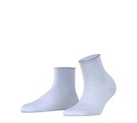 FALKE Damen Socken Cotton Touch W Sso Baumwolle einfarbig 1 Paar, Blau Light Blue 6594, 35-38