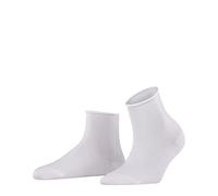 FALKE Damen Socken Cotton Touch W Sso Baumwolle einfarbig 1 Paar, Weiß White 2000, 35-38