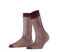 FALKE Damen Socken Craftcore W So weiches Material gemustert 1 Paar, Lila Hibiscus 8807, ONESIZE