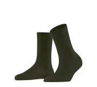 FALKE Damen Socken Fable Estate W So Wolle einfarbig 1 Paar, Grün Artichoke 7436, 39-42