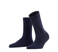 FALKE Damen Socken Family, Baumwolle, 1 Paar, Blau (Dark Navy 6379), 39-42 (UK 5.5-8 Ι US 8-10.5)